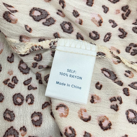 Allison Joy Leopard Print Kimono XS/S - Picture 5 of 7